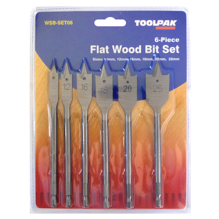 Flat Bit Set 10 Piece Toolpak 